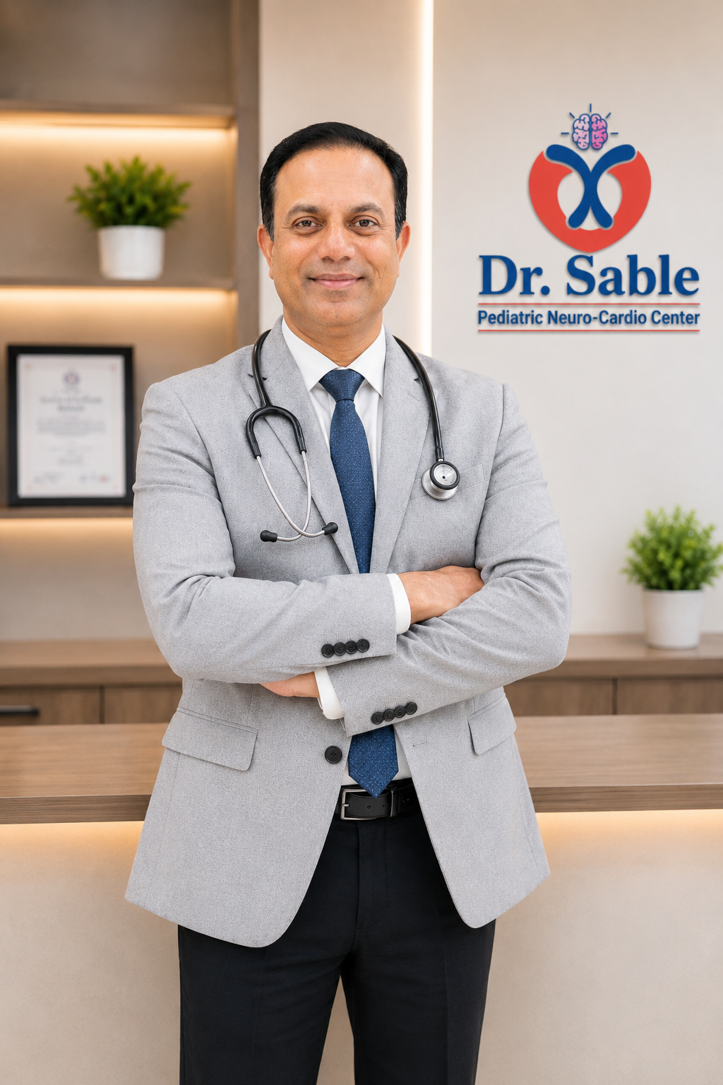 Dr. Sunil Sable, Pediatric Neurologist and Epilepsy Specialist at Dr. Sunil Sable Pediatric Neurology & Cardiology Centre, Ahilyanagar (Ahmednagar), Maharashtra.