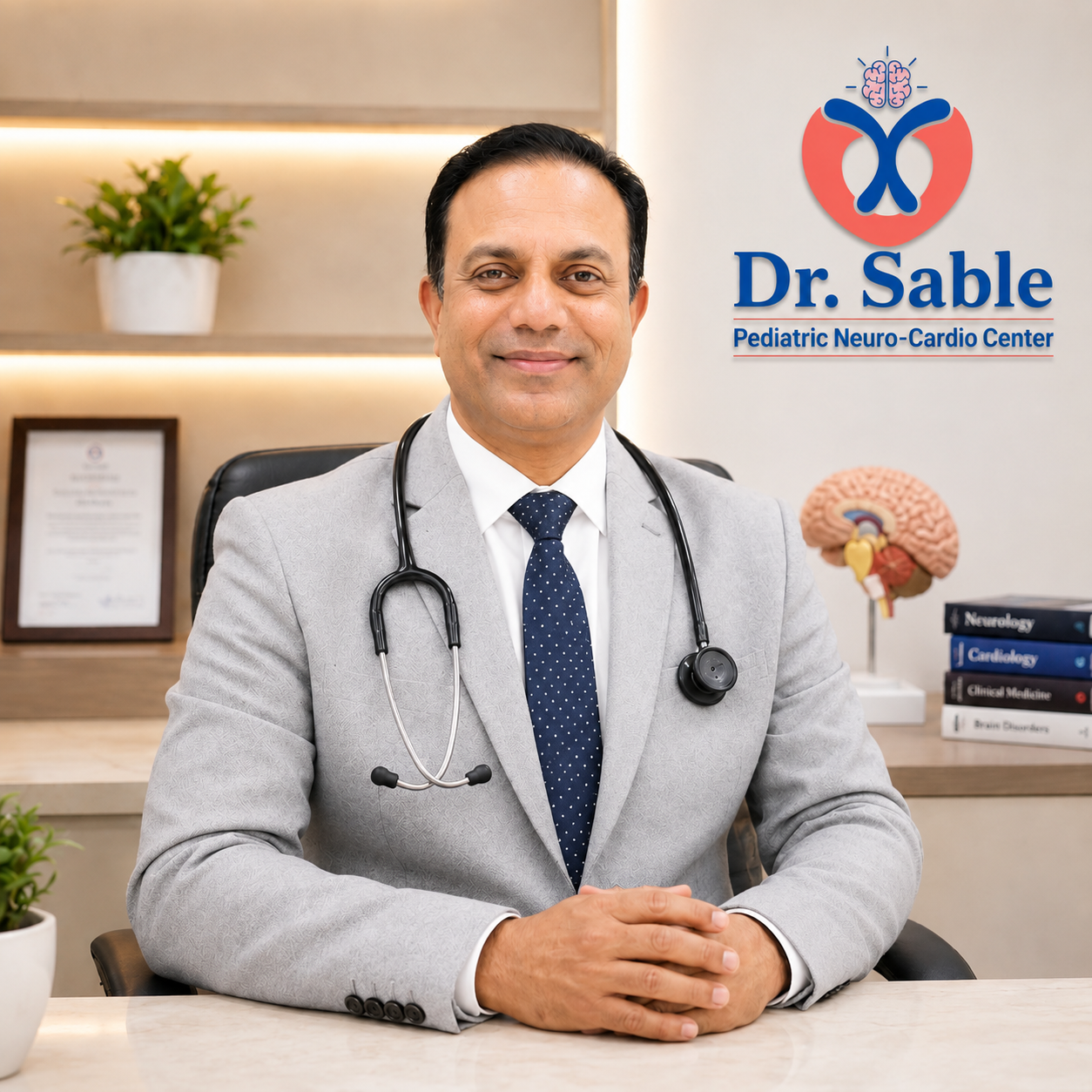 Dr. Sunil Sable, Pediatric Neurologist and Epilepsy Specialist at Dr. Sunil Sable Pediatric Neurology & Cardiology Centre, Ahilyanagar (Ahmednagar), Maharashtra.