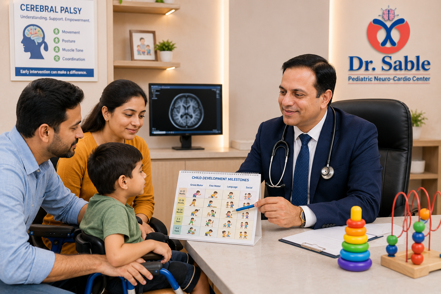 Cerebral Palsy Clinic in Ahilyanagar Dr Sunil Sable Best Pediatric Neurologist & Epilepsy Specialist Ahilyanagar