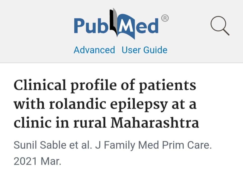 Journal Article Dr Sunil Sable,Pediatric Neurologist and Epilepsy Specialist,Ahilyanagar