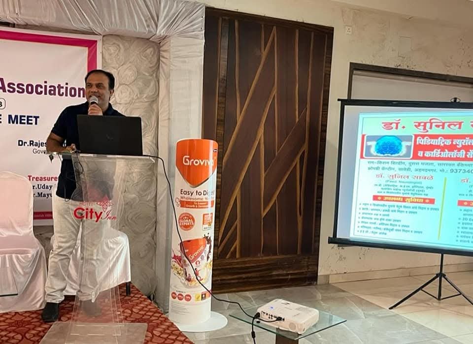 CME on Child Brain Health for Doctor’s Association Dr Sunil Sable Pediatric Neurologist and Epilepsy Specialist Ahilynagar(Ahmednagar) Maharashtra