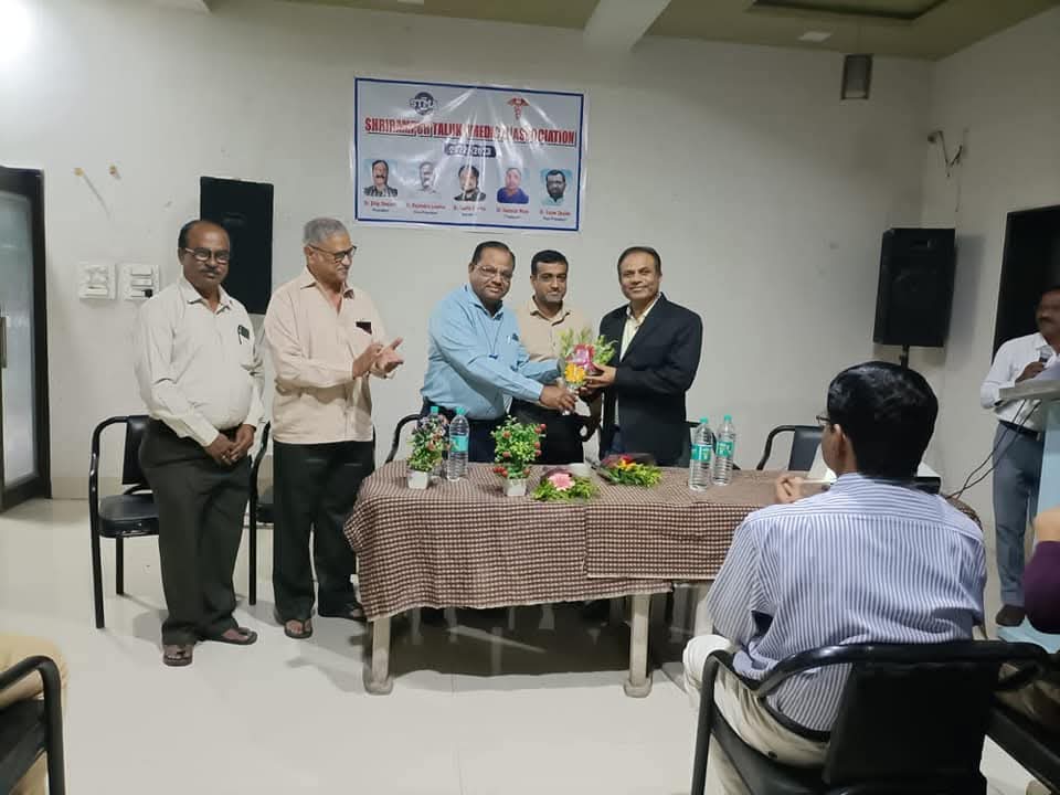 Fellicitation by Indian Medical association after conducting CME Dr Sunil Sable Pediatric Neurologist and Epilepsy Specialist Ahilynagar(Ahmednagar) Maharashtra