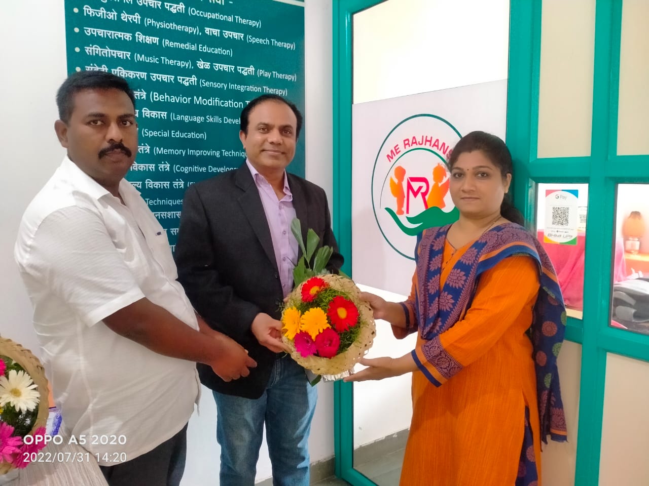 Felicitation by Neurodevelopmental Center After Conducting Workshop for Parents Dr Sunil Sable Pediatric Neurologist and Epilepsy Specialist Ahilynagar(Ahmednagar) Maharashtra