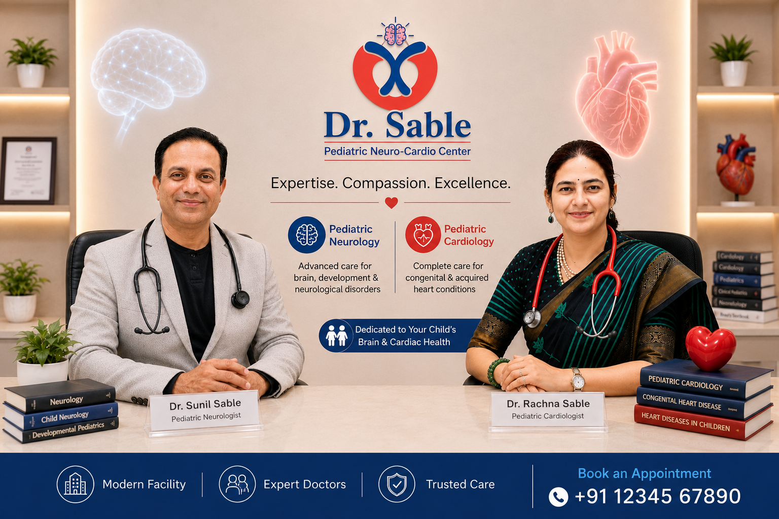Dr Sunil Sable Peditric Neurology and Cardiology Center,Ahilyanagar(Ahmednagar)