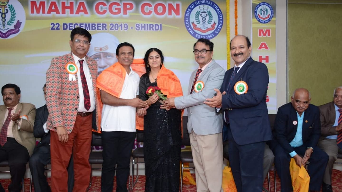 Felicitation by Indian Medical Association for services in child brain health Dr Sunil Sable Pediatric Neurologist and Epilepsy Specialist Ahilynagar(Ahmednagar) Maharashtra
